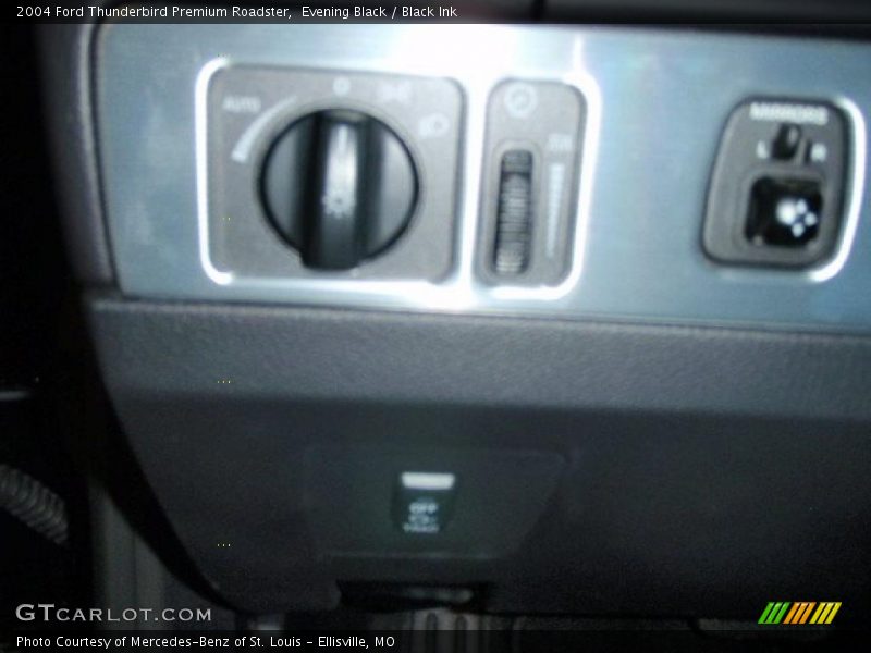 Evening Black / Black Ink 2004 Ford Thunderbird Premium Roadster