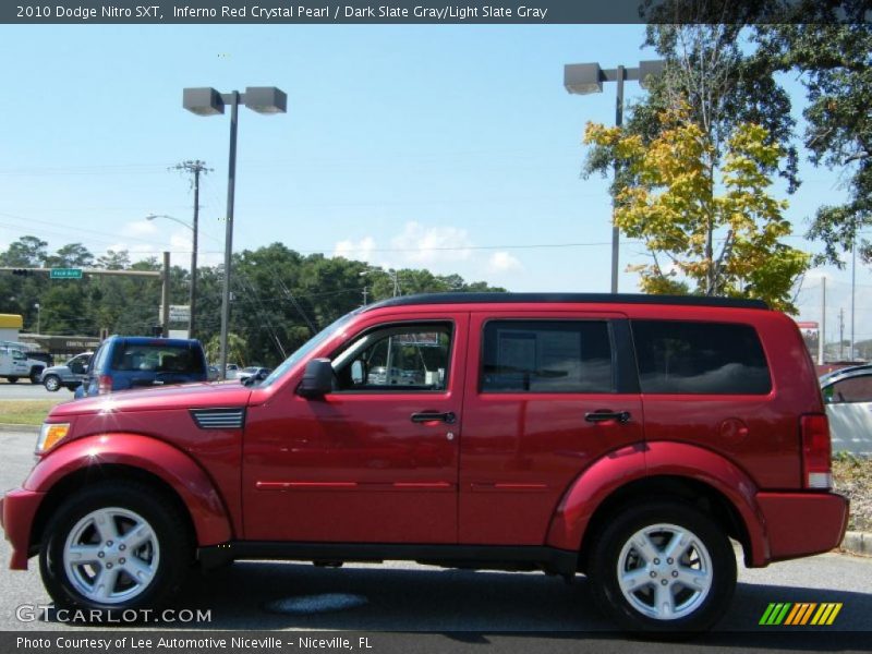 Inferno Red Crystal Pearl / Dark Slate Gray/Light Slate Gray 2010 Dodge Nitro SXT