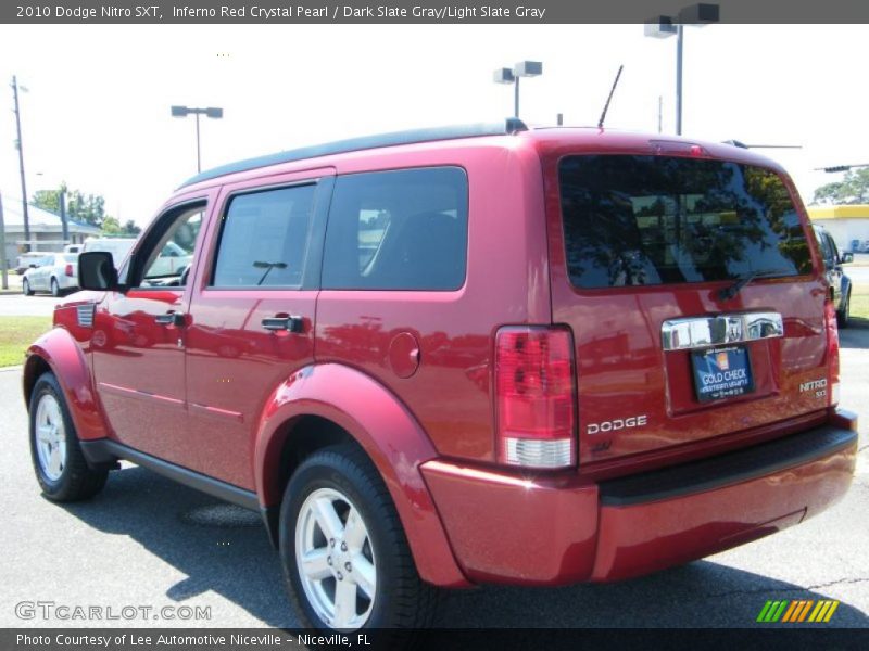 Inferno Red Crystal Pearl / Dark Slate Gray/Light Slate Gray 2010 Dodge Nitro SXT
