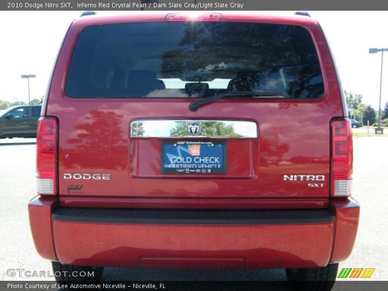 Inferno Red Crystal Pearl / Dark Slate Gray/Light Slate Gray 2010 Dodge Nitro SXT