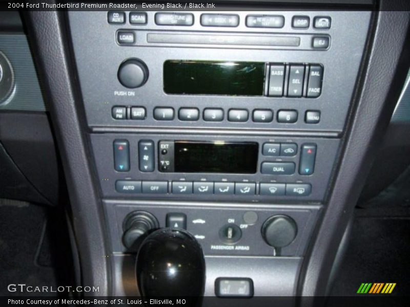 Evening Black / Black Ink 2004 Ford Thunderbird Premium Roadster