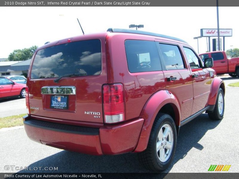 Inferno Red Crystal Pearl / Dark Slate Gray/Light Slate Gray 2010 Dodge Nitro SXT