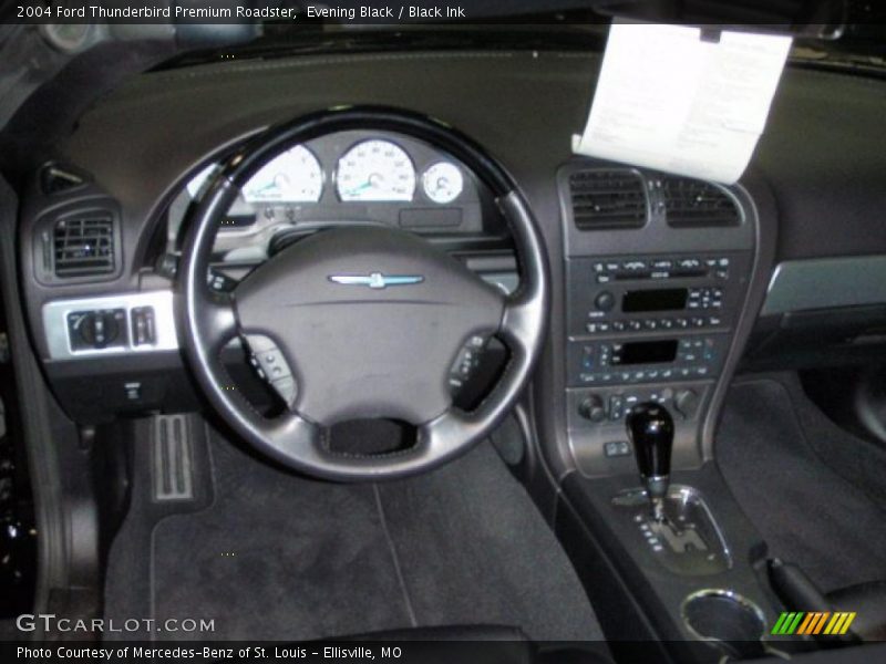Evening Black / Black Ink 2004 Ford Thunderbird Premium Roadster