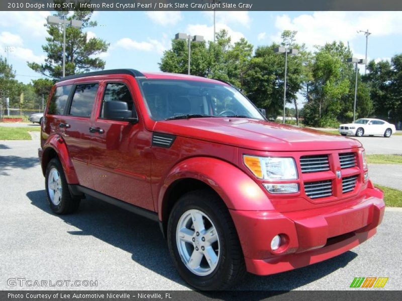 Inferno Red Crystal Pearl / Dark Slate Gray/Light Slate Gray 2010 Dodge Nitro SXT