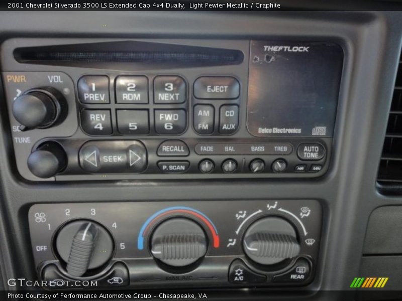 Light Pewter Metallic / Graphite 2001 Chevrolet Silverado 3500 LS Extended Cab 4x4 Dually