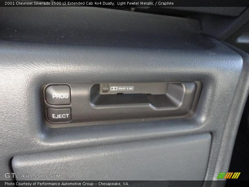 Light Pewter Metallic / Graphite 2001 Chevrolet Silverado 3500 LS Extended Cab 4x4 Dually
