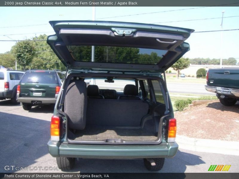 Medium Fern Green Metallic / Agate Black 2000 Jeep Cherokee Classic 4x4