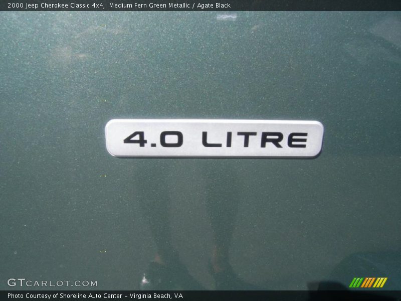 Medium Fern Green Metallic / Agate Black 2000 Jeep Cherokee Classic 4x4