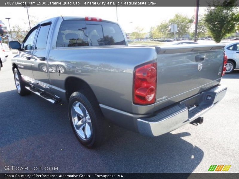 Mineral Gray Metallic / Medium Slate Gray 2007 Dodge Ram 1500 Laramie Quad Cab