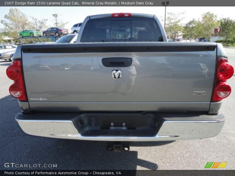 Mineral Gray Metallic / Medium Slate Gray 2007 Dodge Ram 1500 Laramie Quad Cab