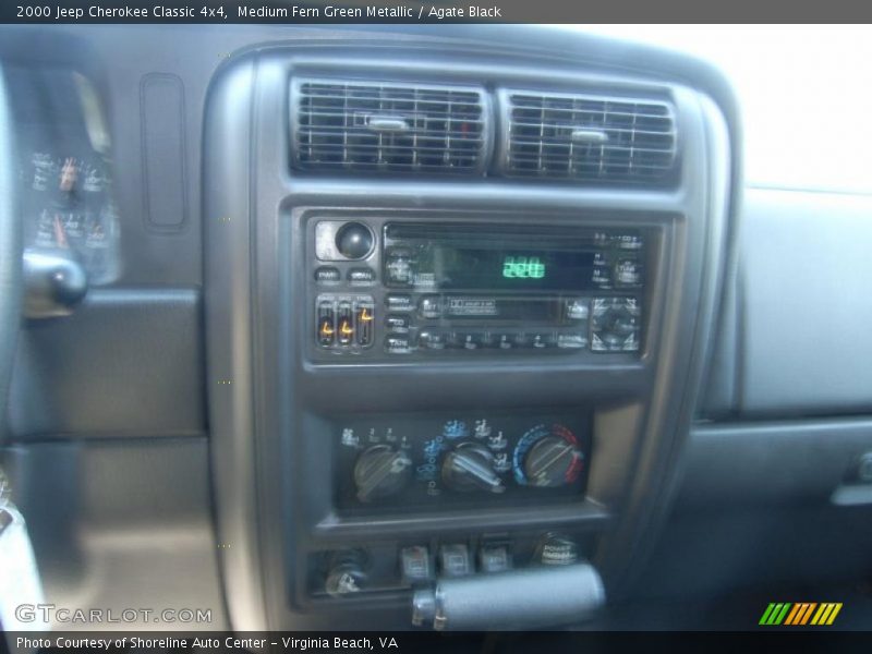 Medium Fern Green Metallic / Agate Black 2000 Jeep Cherokee Classic 4x4