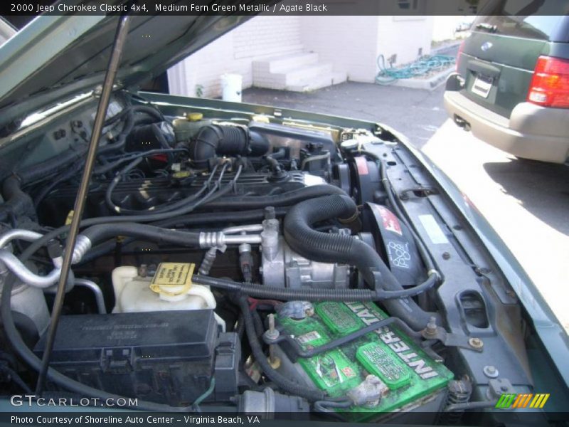 Medium Fern Green Metallic / Agate Black 2000 Jeep Cherokee Classic 4x4