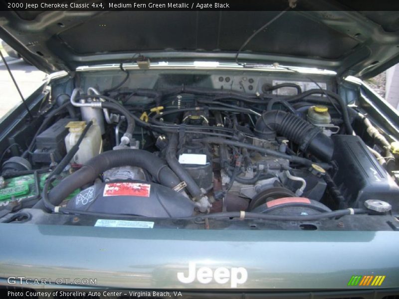Medium Fern Green Metallic / Agate Black 2000 Jeep Cherokee Classic 4x4
