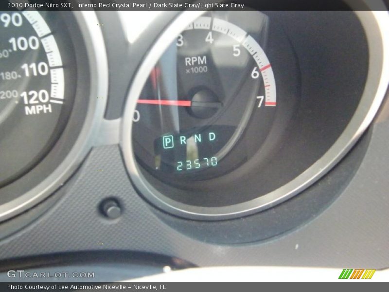 Inferno Red Crystal Pearl / Dark Slate Gray/Light Slate Gray 2010 Dodge Nitro SXT