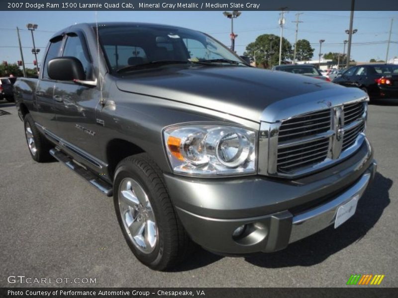 Mineral Gray Metallic / Medium Slate Gray 2007 Dodge Ram 1500 Laramie Quad Cab
