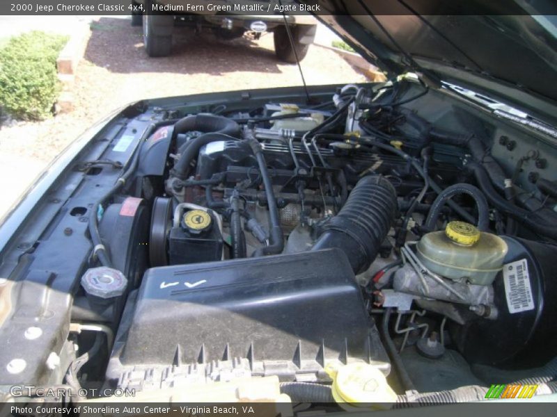 Medium Fern Green Metallic / Agate Black 2000 Jeep Cherokee Classic 4x4
