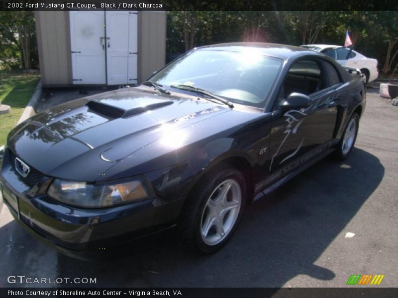 Black / Dark Charcoal 2002 Ford Mustang GT Coupe
