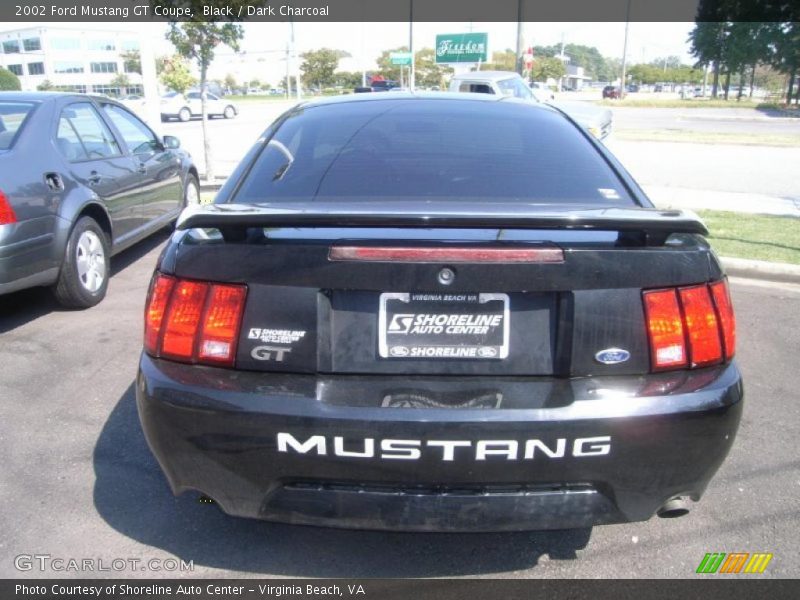 Black / Dark Charcoal 2002 Ford Mustang GT Coupe