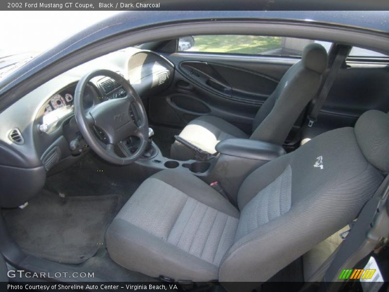 Black / Dark Charcoal 2002 Ford Mustang GT Coupe