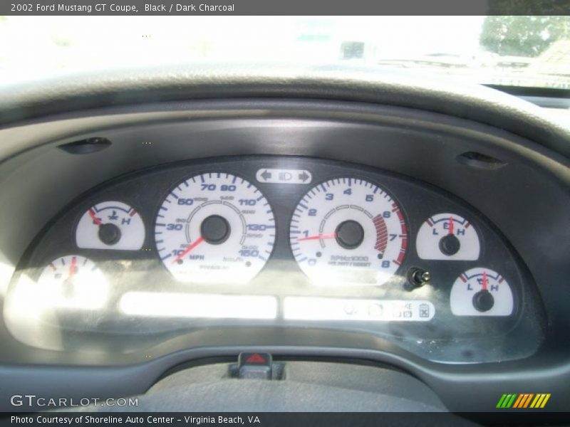 Black / Dark Charcoal 2002 Ford Mustang GT Coupe