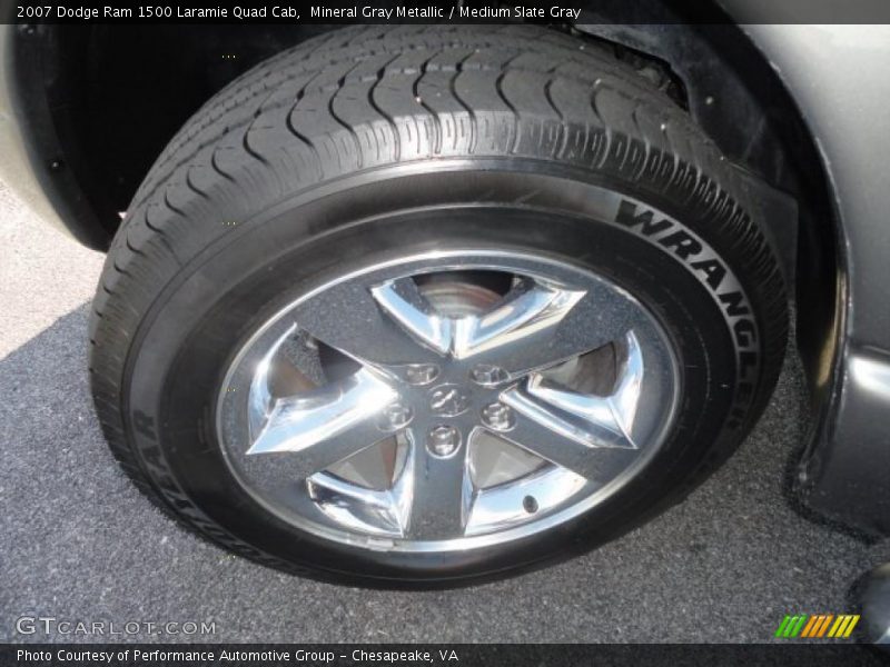 Mineral Gray Metallic / Medium Slate Gray 2007 Dodge Ram 1500 Laramie Quad Cab