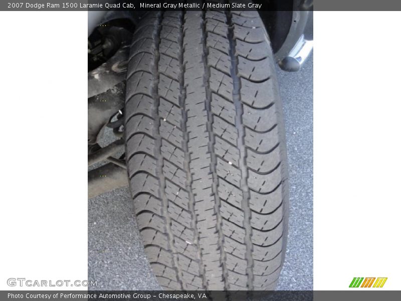 Mineral Gray Metallic / Medium Slate Gray 2007 Dodge Ram 1500 Laramie Quad Cab