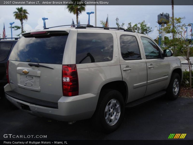 Amber Bronze Metallic / Light Cashmere/Ebony 2007 Chevrolet Tahoe LT