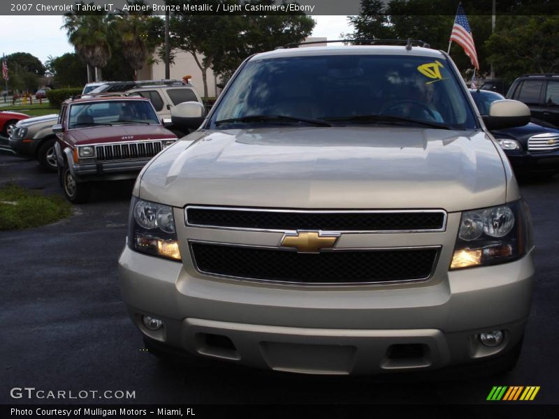 Amber Bronze Metallic / Light Cashmere/Ebony 2007 Chevrolet Tahoe LT
