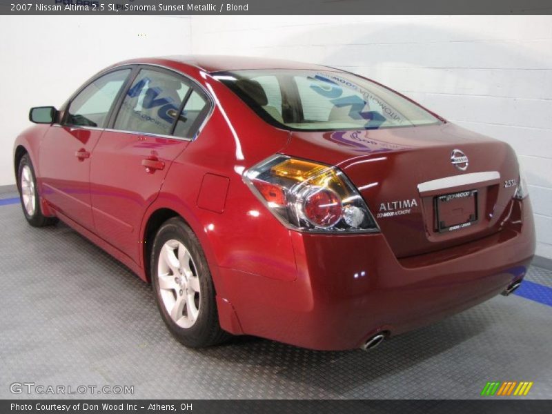 Sonoma Sunset Metallic / Blond 2007 Nissan Altima 2.5 SL