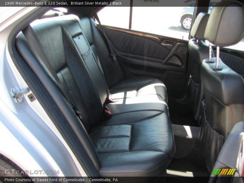 Brilliant Silver Metallic / Black 1996 Mercedes-Benz E 320 Sedan