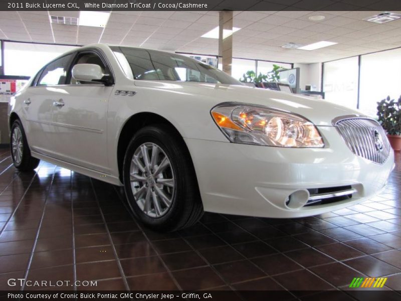 White Diamond TriCoat / Cocoa/Cashmere 2011 Buick Lucerne CXL