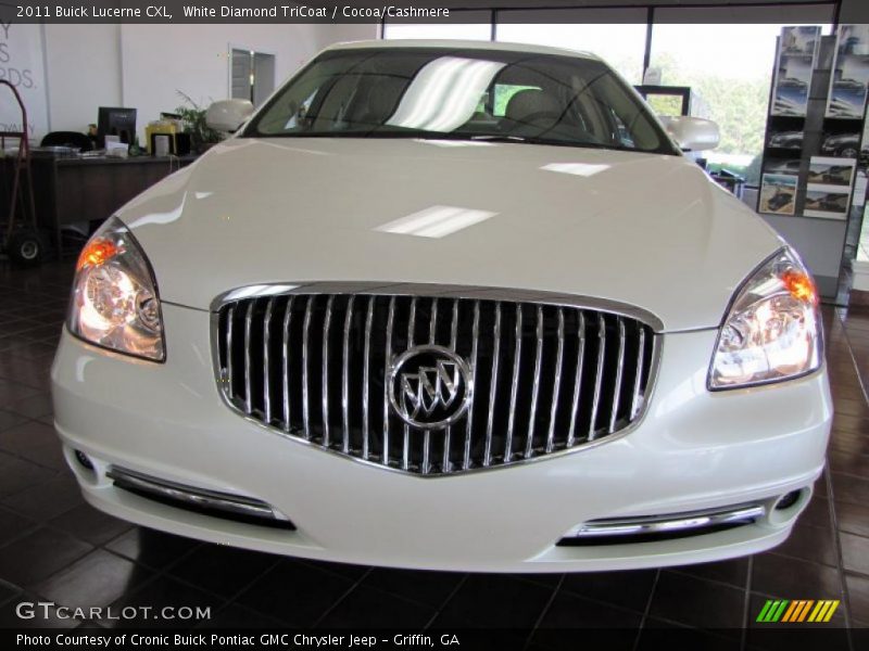 White Diamond TriCoat / Cocoa/Cashmere 2011 Buick Lucerne CXL
