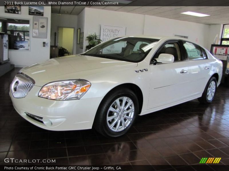 White Diamond TriCoat / Cocoa/Cashmere 2011 Buick Lucerne CXL