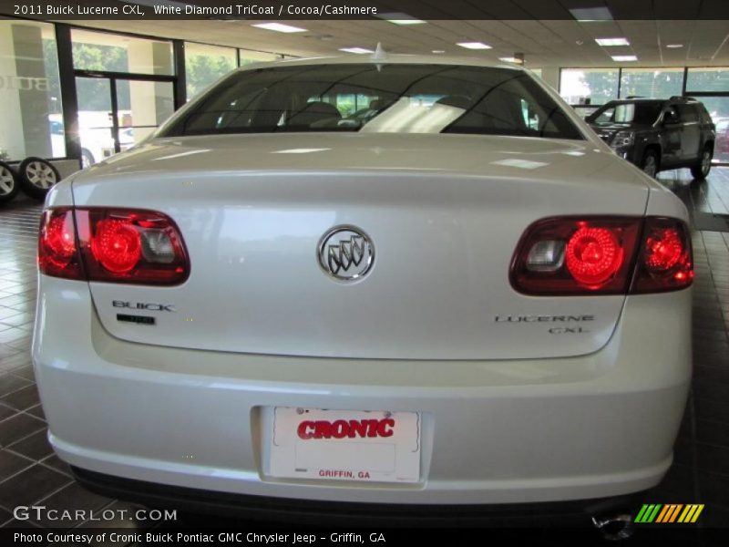 White Diamond TriCoat / Cocoa/Cashmere 2011 Buick Lucerne CXL