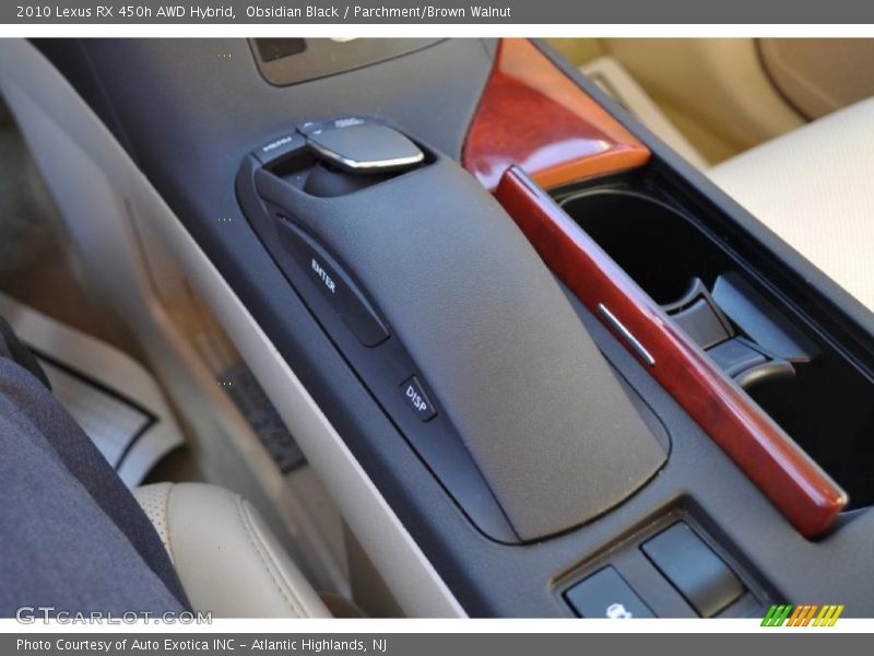 Obsidian Black / Parchment/Brown Walnut 2010 Lexus RX 450h AWD Hybrid