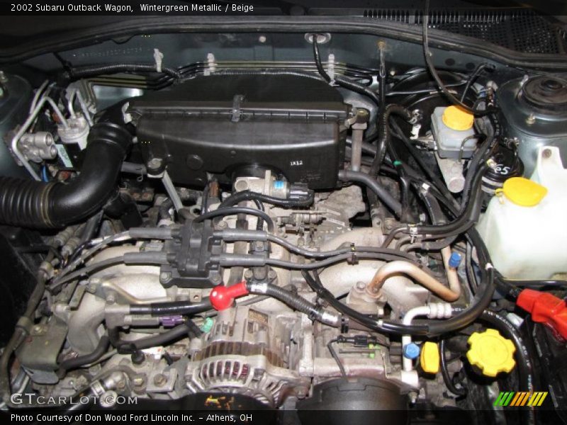 Wintergreen Metallic / Beige 2002 Subaru Outback Wagon