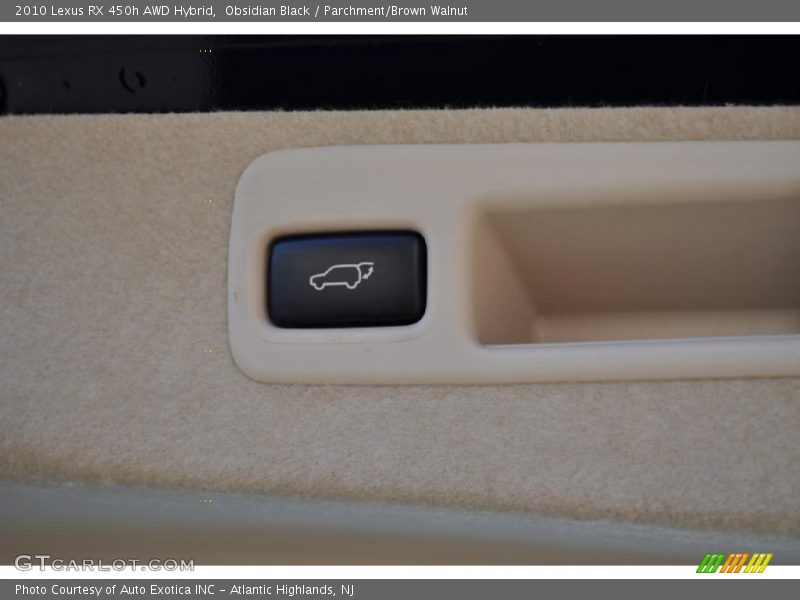Obsidian Black / Parchment/Brown Walnut 2010 Lexus RX 450h AWD Hybrid