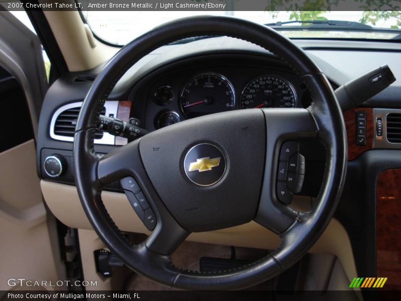Amber Bronze Metallic / Light Cashmere/Ebony 2007 Chevrolet Tahoe LT