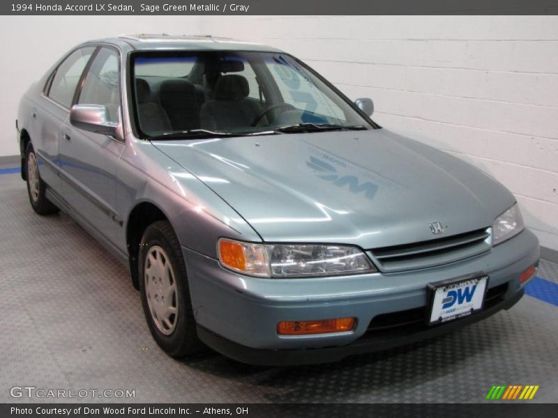 Sage Green Metallic / Gray 1994 Honda Accord LX Sedan