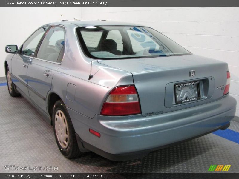 Sage Green Metallic / Gray 1994 Honda Accord LX Sedan
