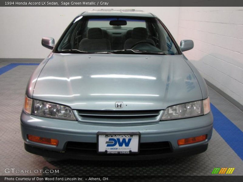 Sage Green Metallic / Gray 1994 Honda Accord LX Sedan