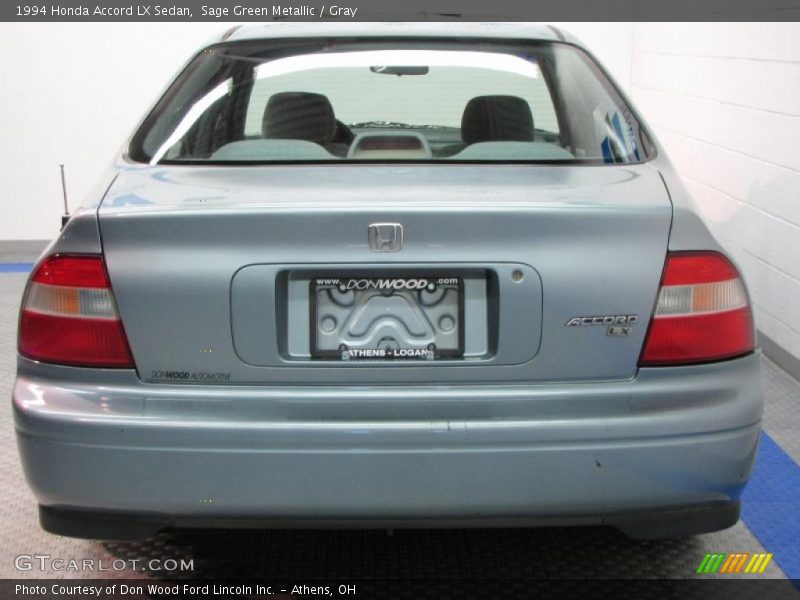 Sage Green Metallic / Gray 1994 Honda Accord LX Sedan