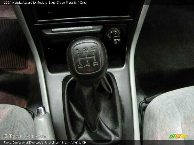 Sage Green Metallic / Gray 1994 Honda Accord LX Sedan