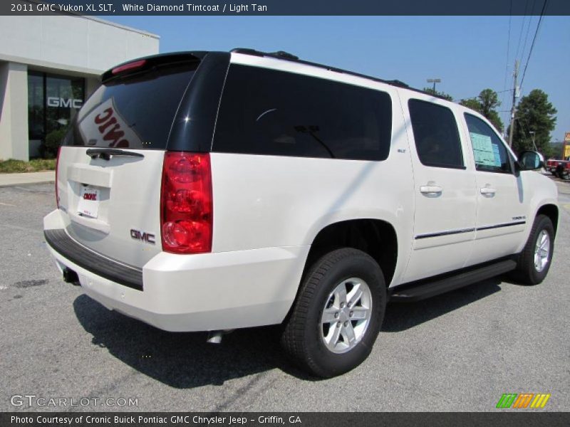 White Diamond Tintcoat / Light Tan 2011 GMC Yukon XL SLT