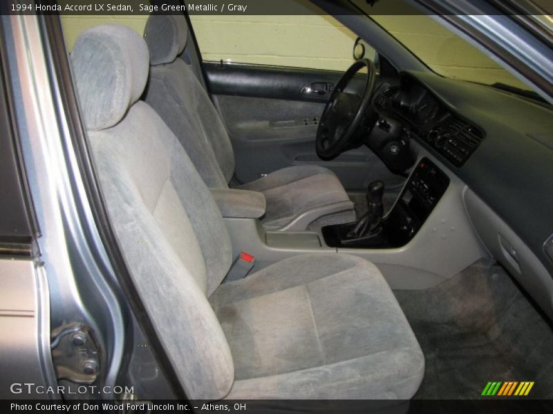 Sage Green Metallic / Gray 1994 Honda Accord LX Sedan