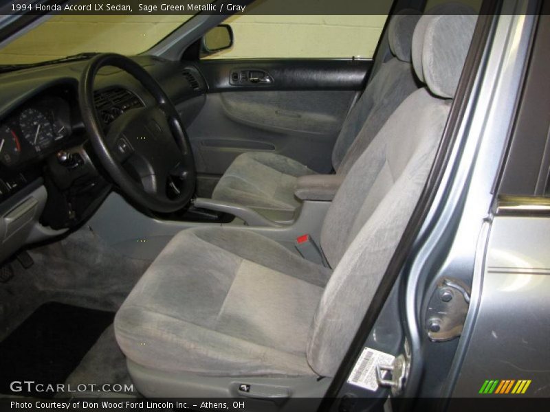 Sage Green Metallic / Gray 1994 Honda Accord LX Sedan