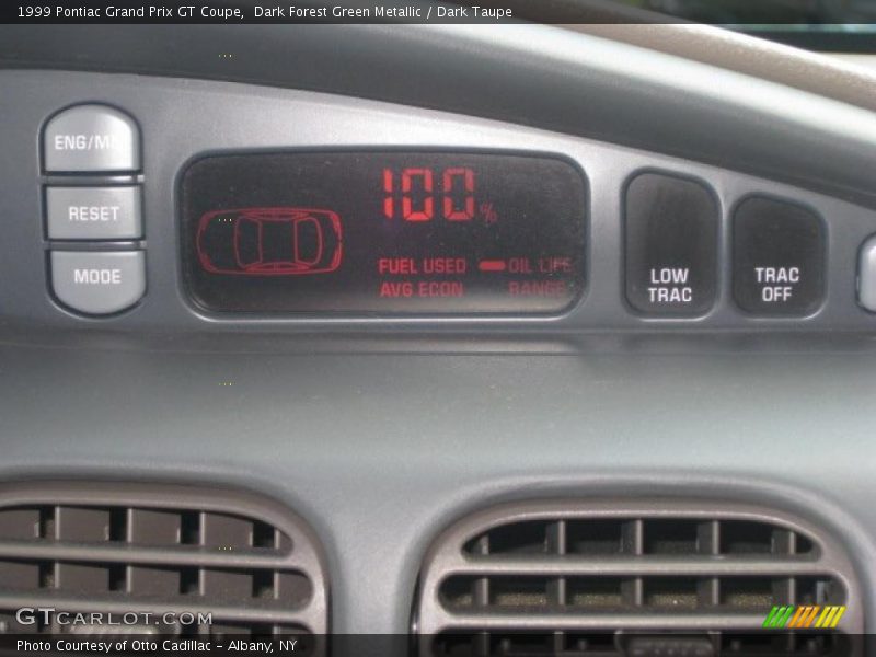 Dark Forest Green Metallic / Dark Taupe 1999 Pontiac Grand Prix GT Coupe