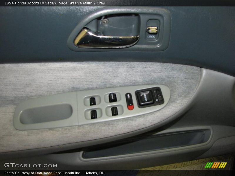 Sage Green Metallic / Gray 1994 Honda Accord LX Sedan