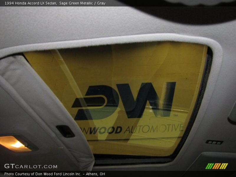 Sage Green Metallic / Gray 1994 Honda Accord LX Sedan