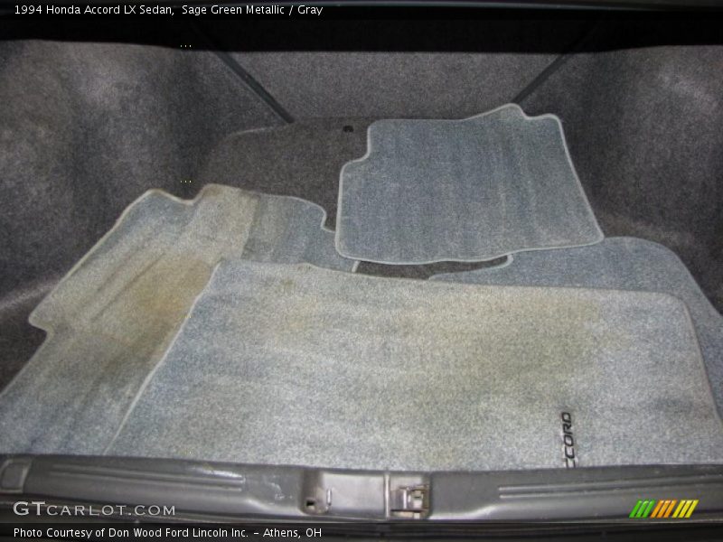Sage Green Metallic / Gray 1994 Honda Accord LX Sedan